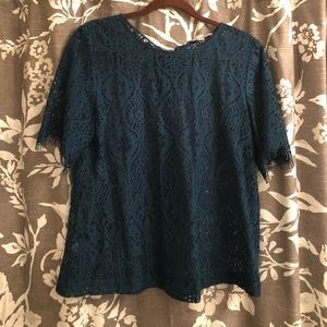 LOFT Lace Tie-Back Top